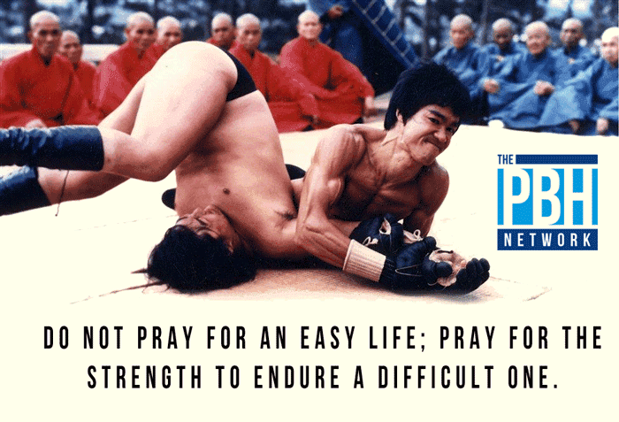 Bruce Lee On Enduring A Difficult LIfe