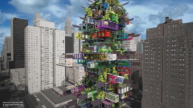 Hive-Inn City Farm New York City