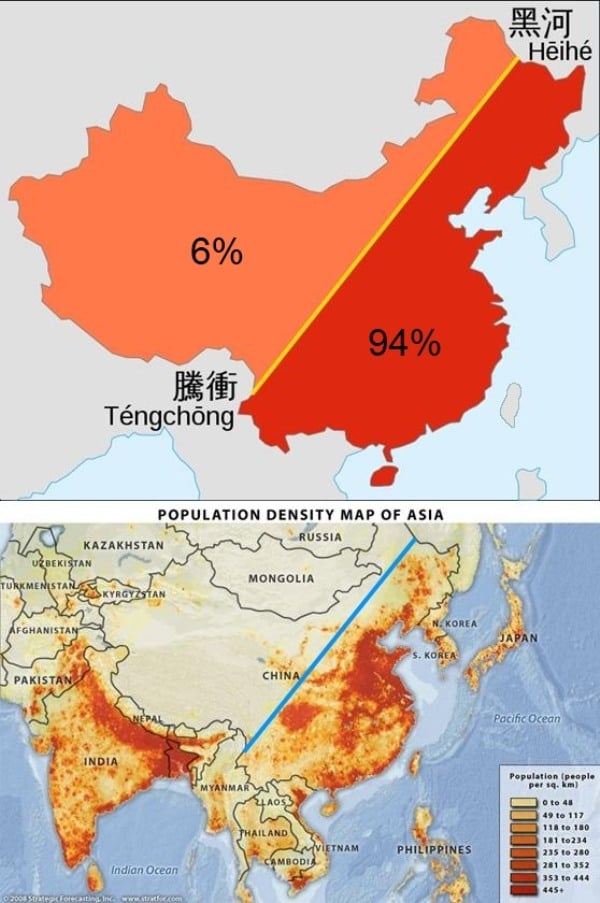 This Map Helps Explain China's Pollution Problem