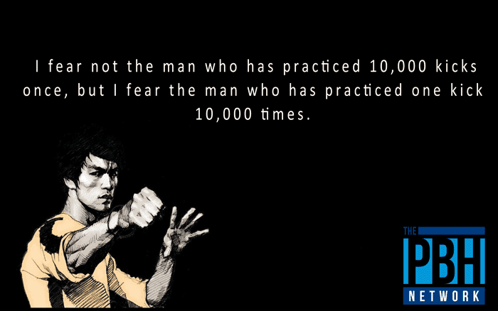 bruce lee quotes on practice