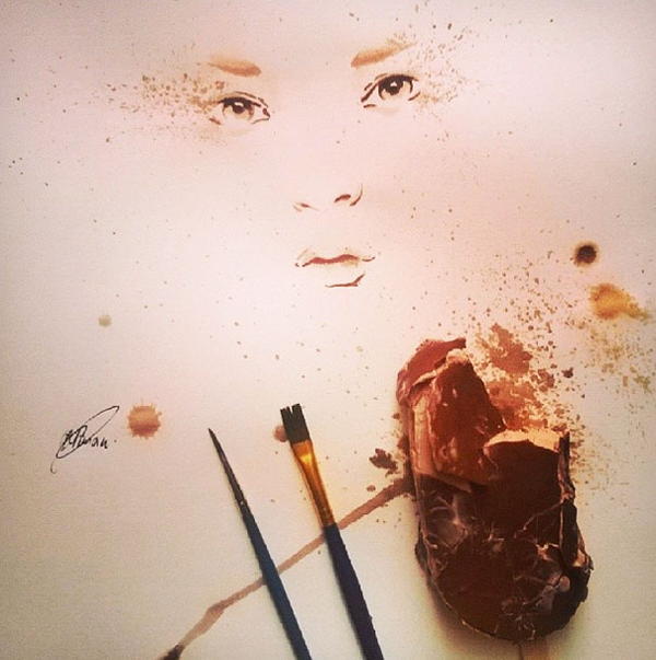 Ice Cream Paintings Portrait