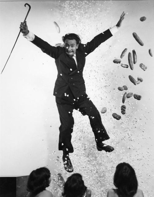 Salvador Dali Picture With Baguettes