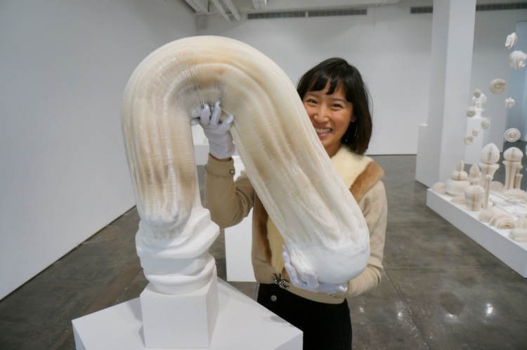 Nontraditional Sculptures Paper Head
