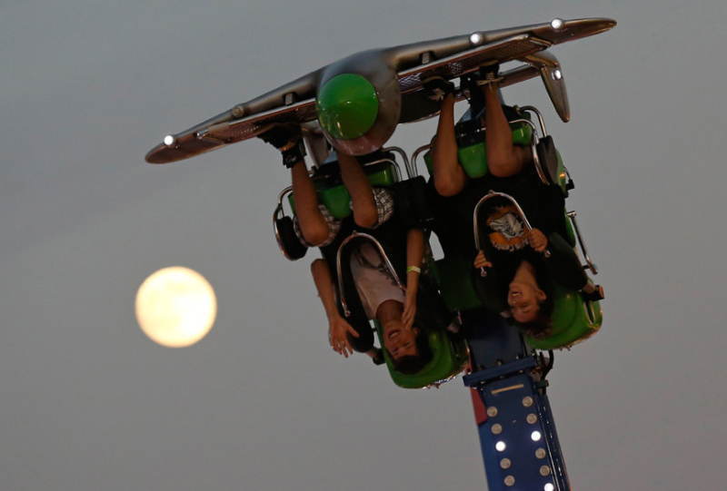 Supermoon Wisconsin Coaster