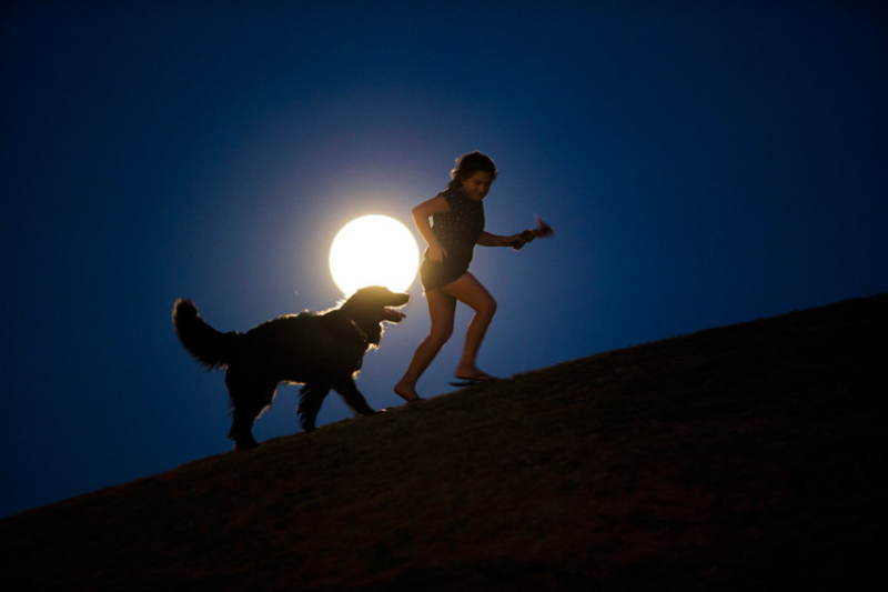 Supermoon Spain