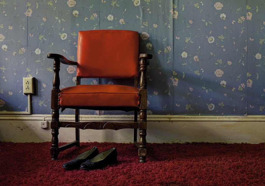 Abandoned Red Chair