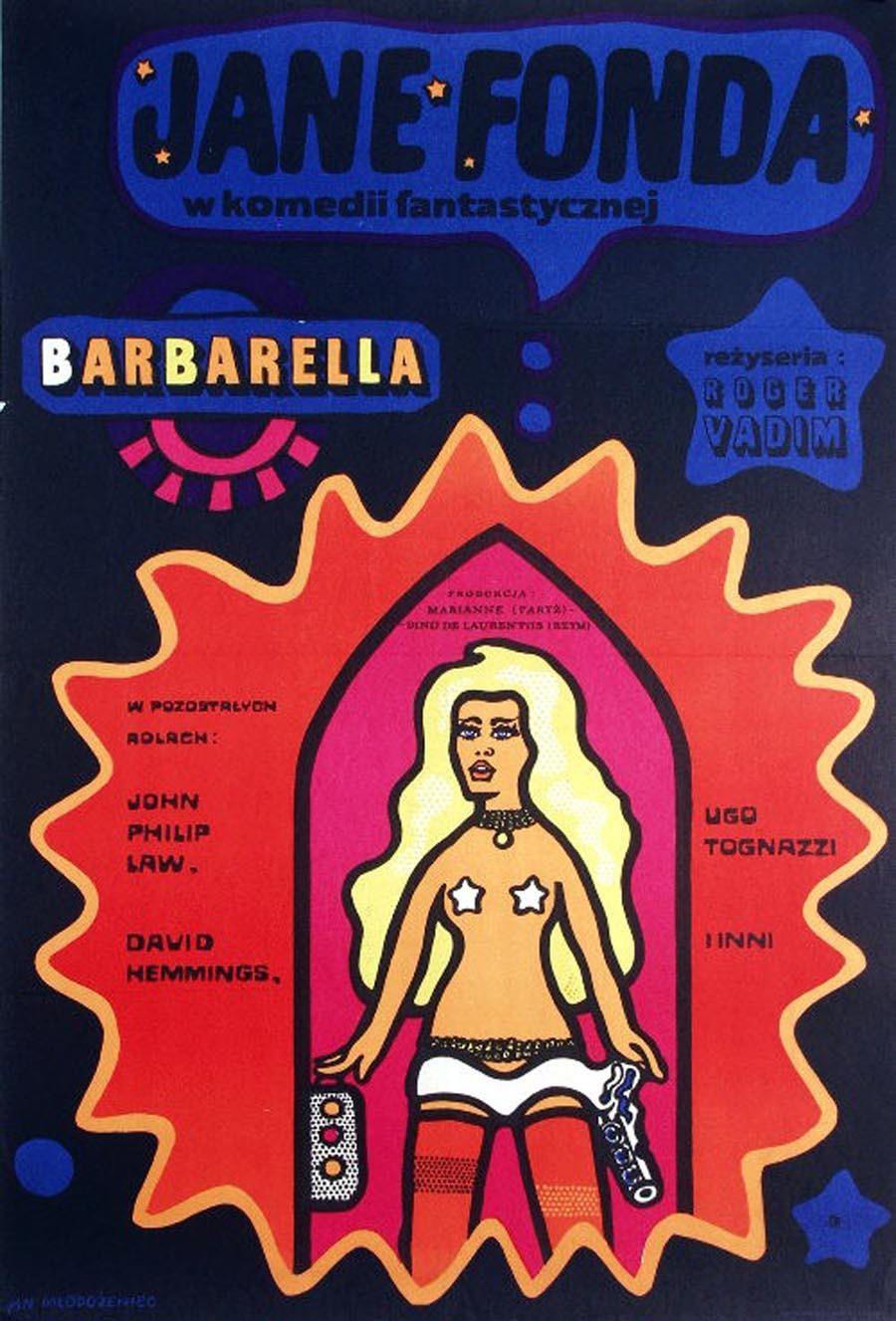 Polish Movie Poster For Barbarella