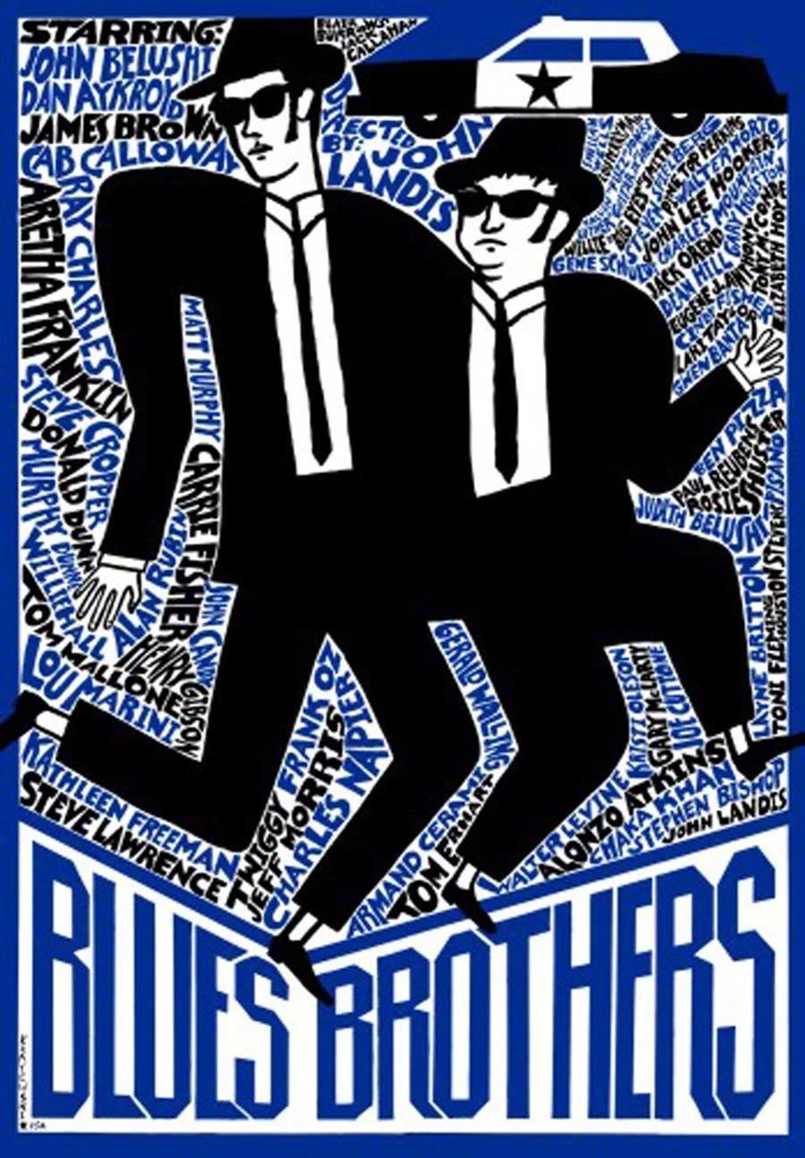 Polish Movie Poster For Blues Brothers