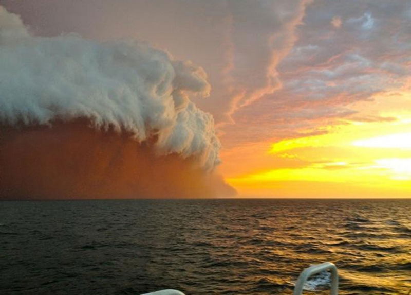 Australia Extreme Weather Haboobb