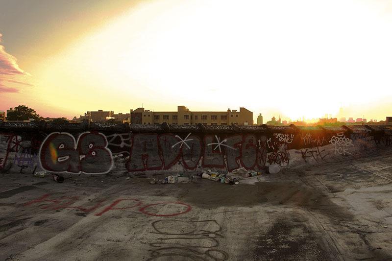 Bushwick Graffiti Balcony