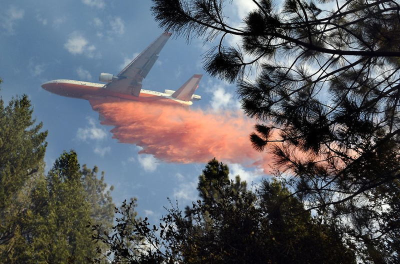 California Wildfire Dousing
