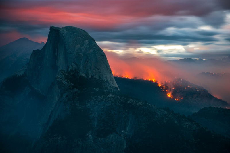 California Wildfire Yosemite