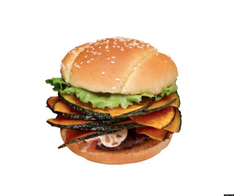 Fast Food Pumpkin Burger