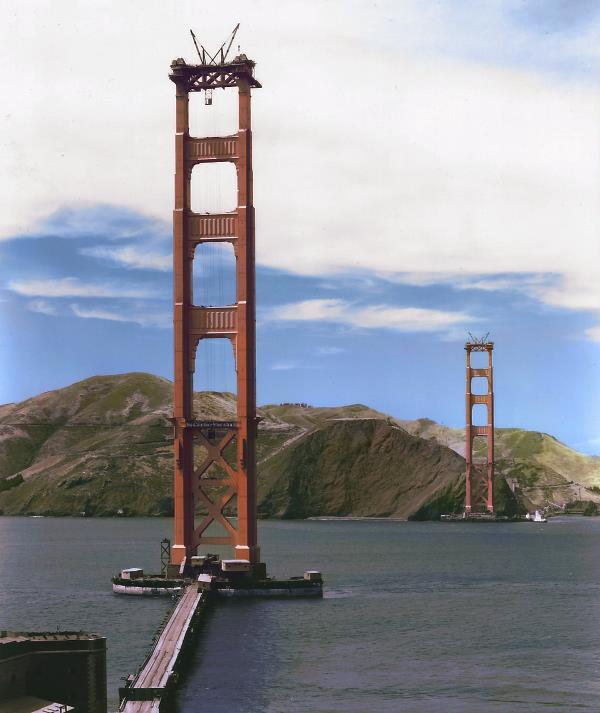 Golden Gate Bridge In 1905