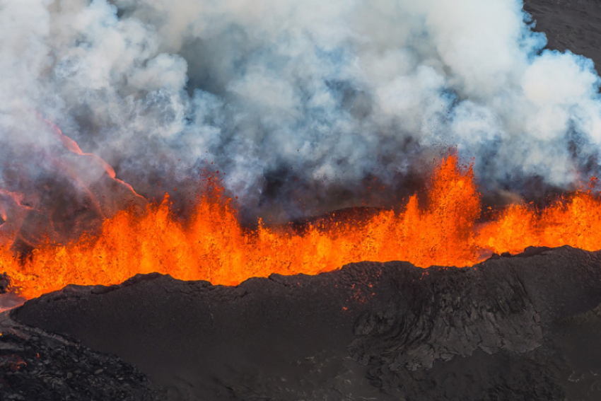 Iceland Volcano Lava