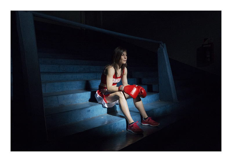 Women Boxers Shadow