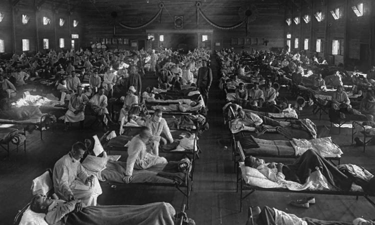 Spanish Flu Pandemic Photos That Capture The 1918 Outbreak   1918 Flu Pandemic Mass Sickness 