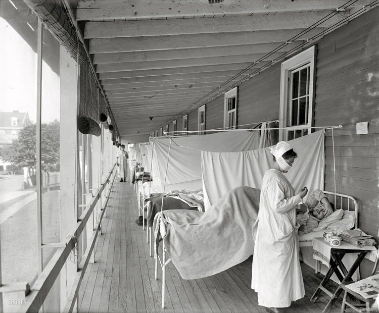 Porch Ward For The 1918 Flu