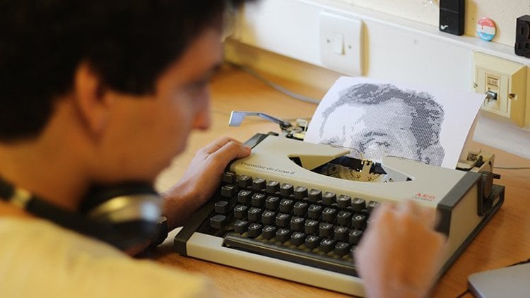 Typewriter Portraits WIP