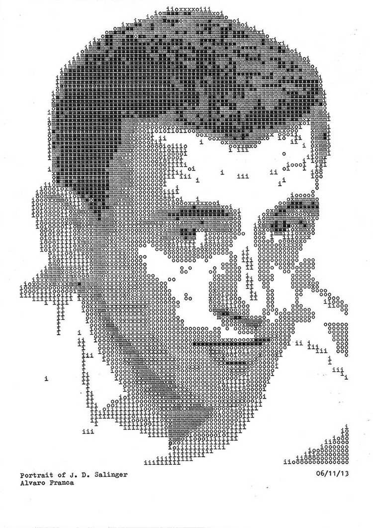 Typewriter Portraits Salinger