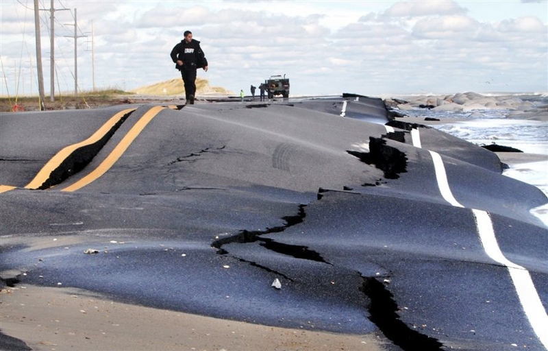 Hurricane Sandy Road