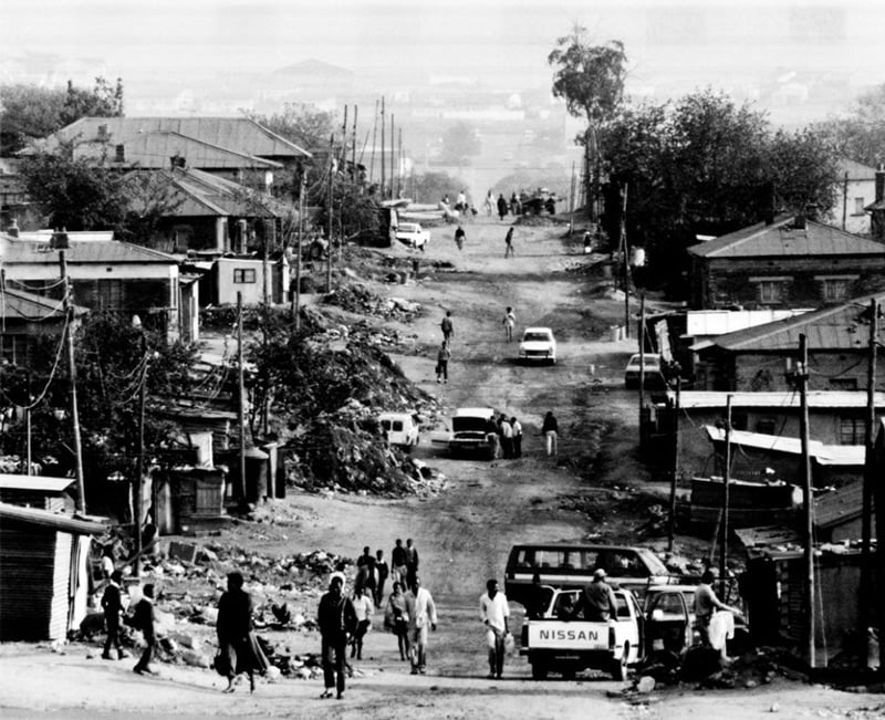 how were townships used in south africa during apartheid