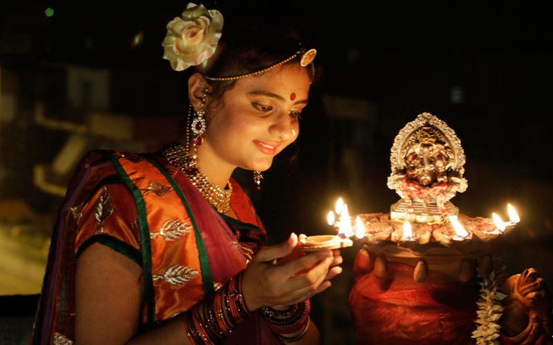 Autumn Celebrations Diwali Girl