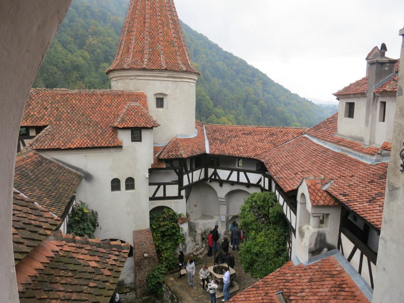 Bran Castle Courtyard