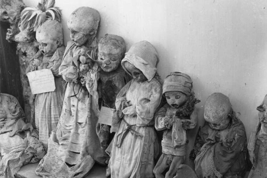 Infant Mummies In Guanajuato