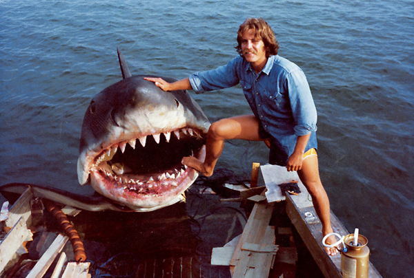Jaws Behind Scenes Posing