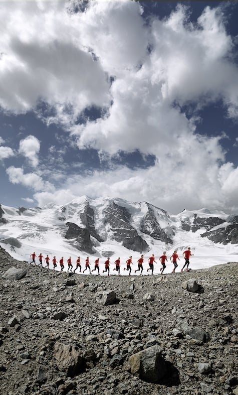 Running Through The Alps