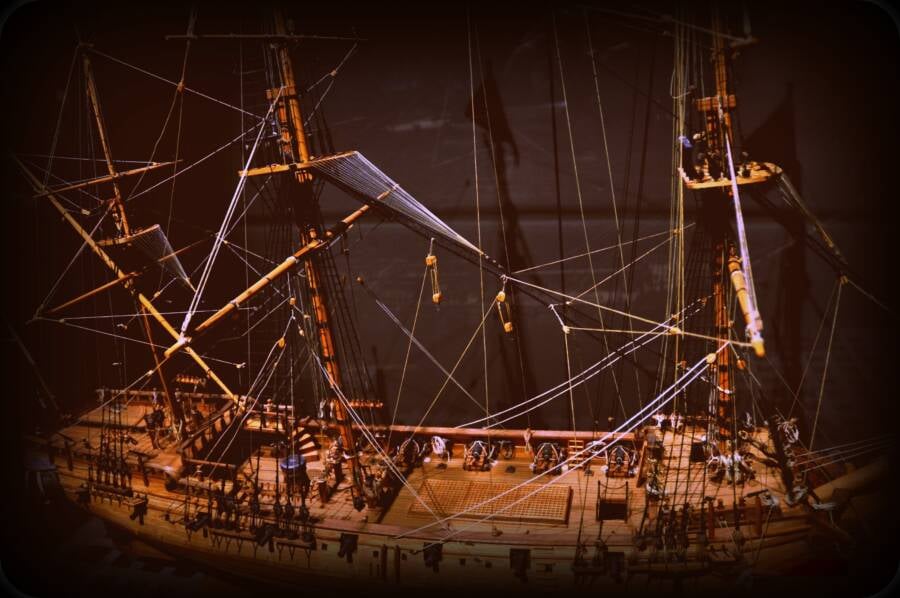 Model Of The Whydah Gally