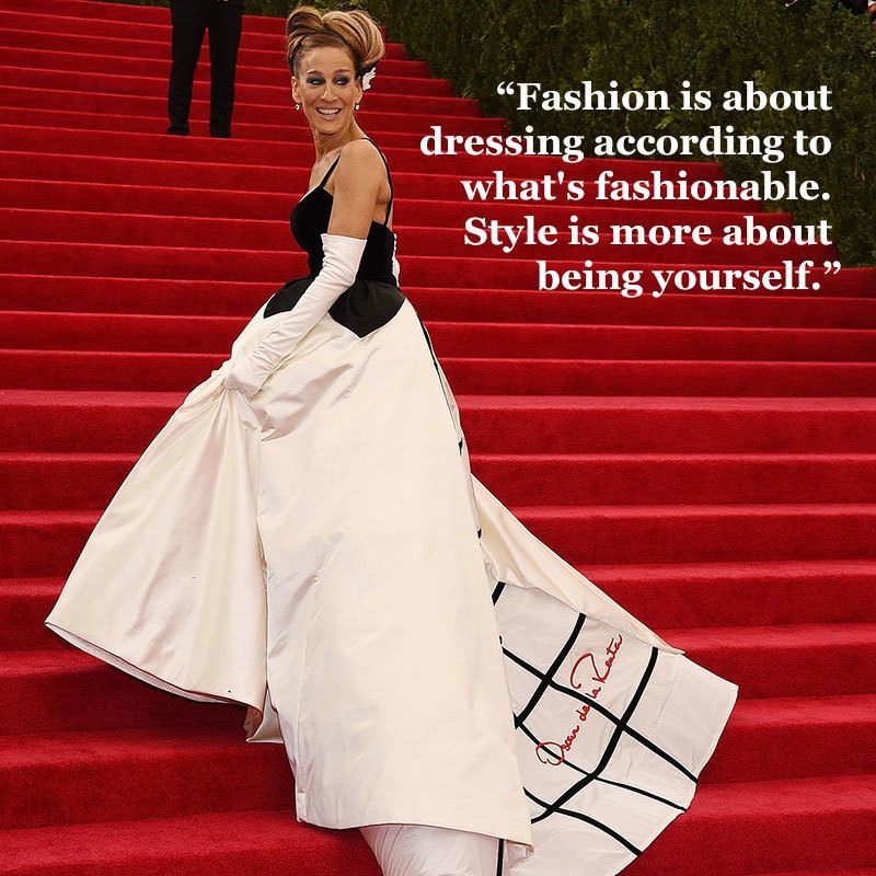 Sarah Jessica Parker in Oscar de la Renta