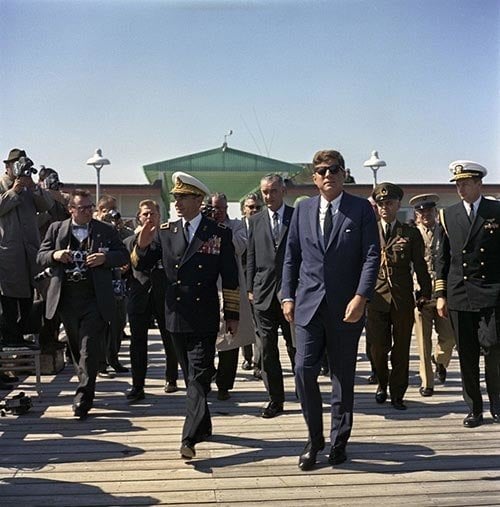 JFK Walking With Reza