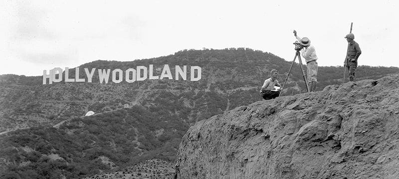Vintage Hollywood Sign