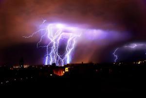 Dramatic Weather Lightning Barcroft
