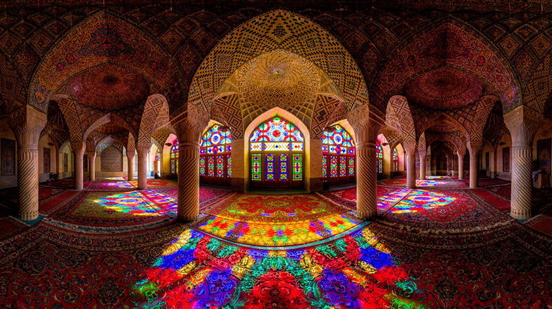 Beautiful Mosques Rainbow