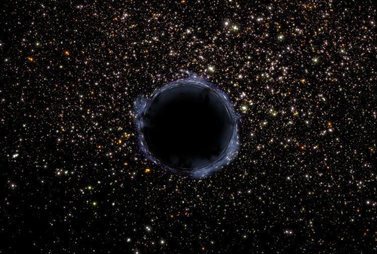 Black Hole Bending Light