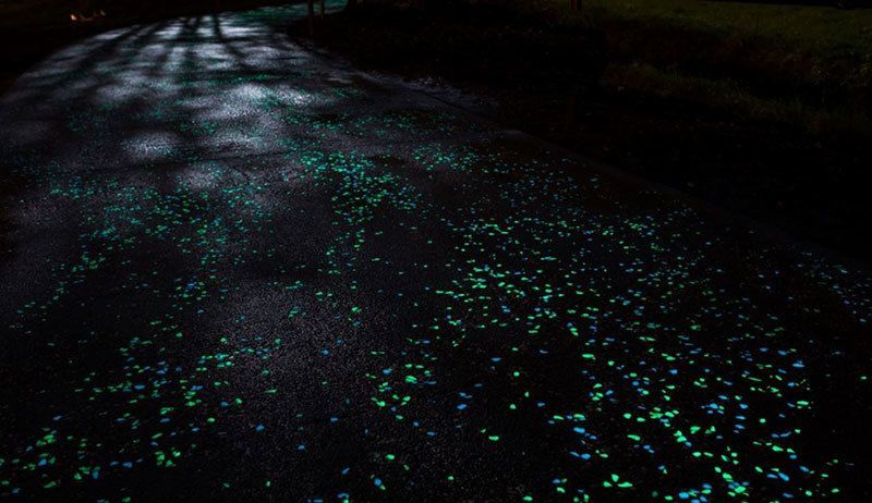 Solar-Powered Bike Path