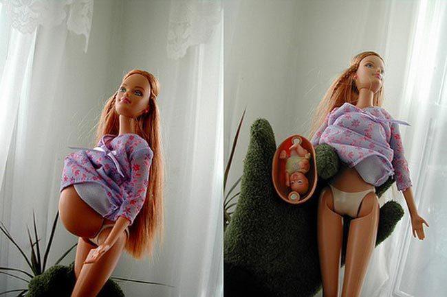 Lammily Pregnant Barbie