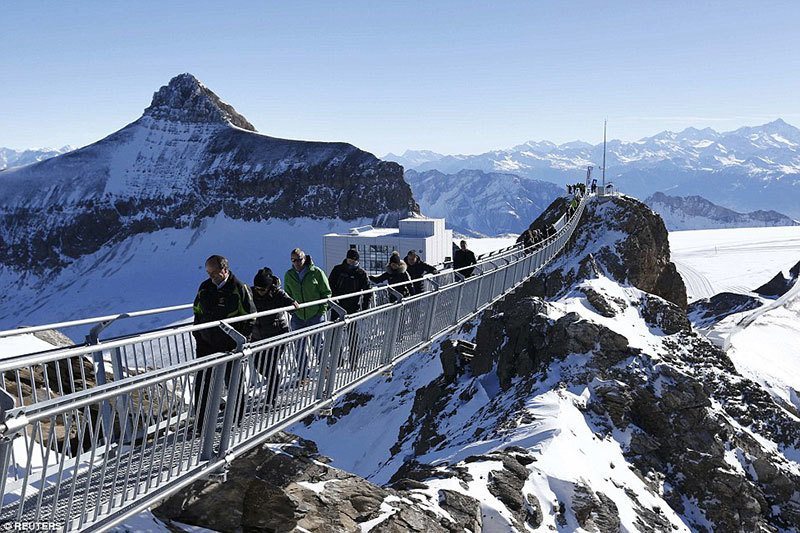 Peak Walk Bridge Swiss Alps