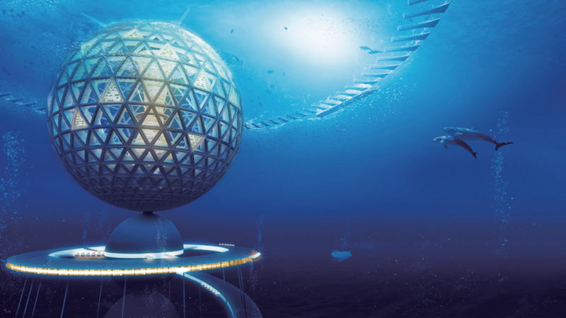 Underwater City Orb