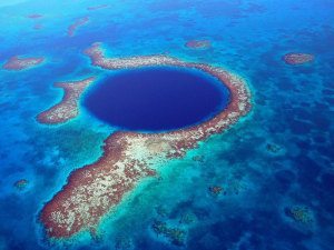 Belize Barrier Reef Aerial