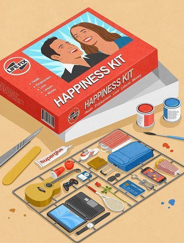 50s Ads Today Happiness Kit