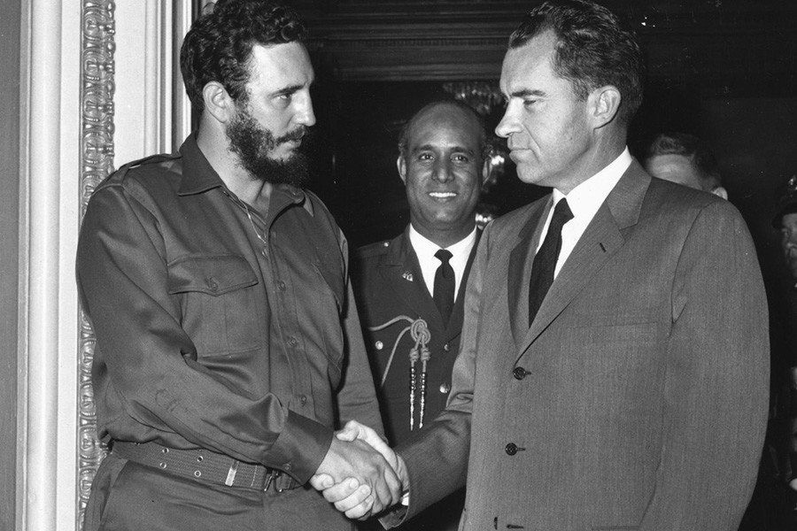 Fidel Castro Photos Meeting Richard Nixon