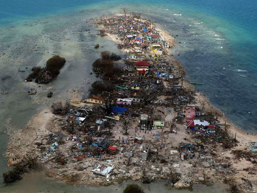 Climate Migrants Typhoon Haiyan Destruction