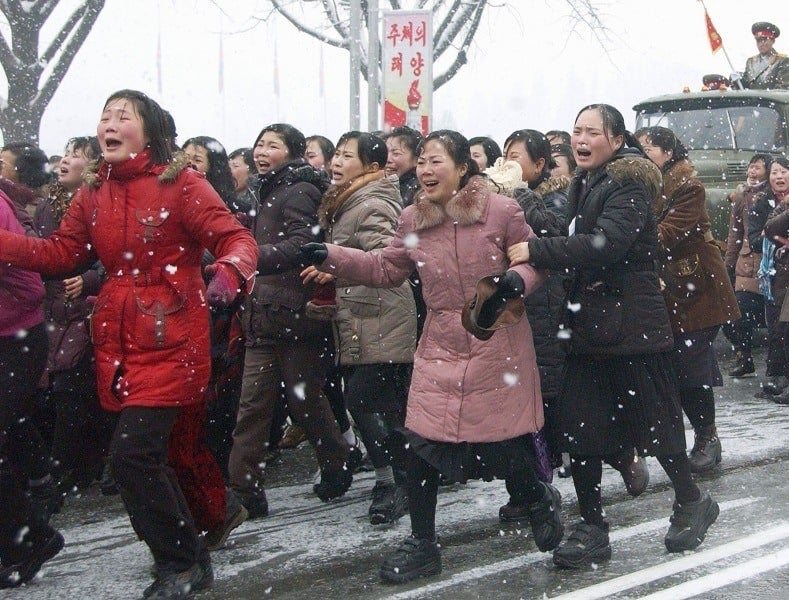 Mourners For Kim Jong-Il