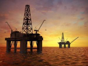 Oil Production Business Offshore Texas