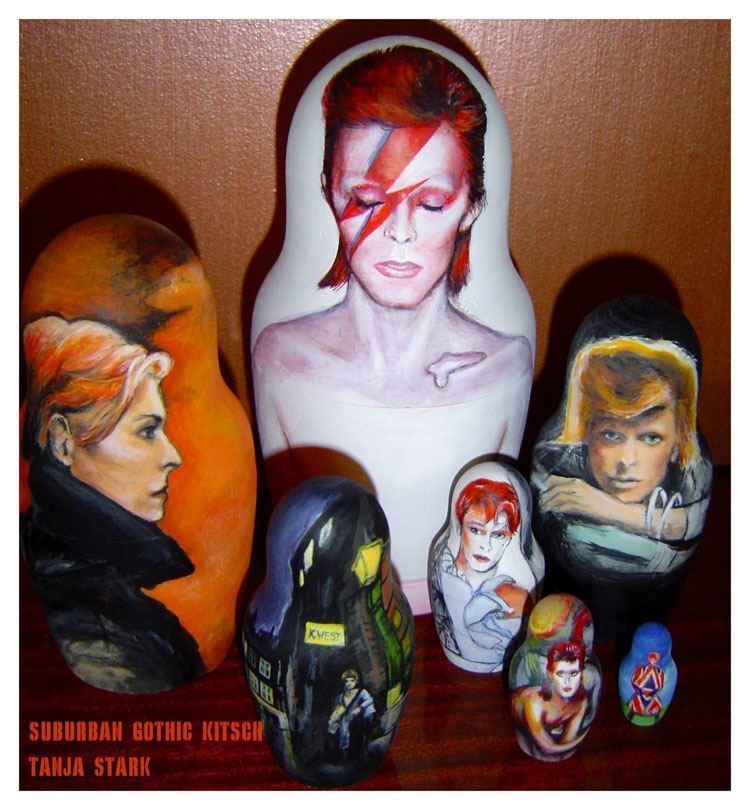 Pop Culture Russian Dolls Bowie