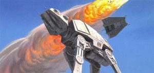 Ralph McQuarrie ATAT Fight